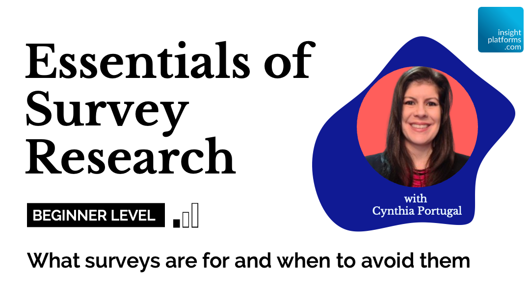 Essentials of Survey Research Course Featured Image Insight Platforms Academy
