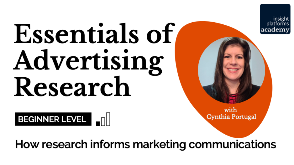 Essentials of Advertising Research - Course Featured Image - Insight Platforms Academy