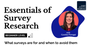 Essentials of Survey Research - Course Featured Image - Insight Platforms Academy