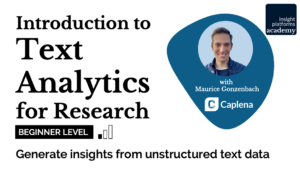 Introduction to Text Analytics for Research Caplena Course Featured Image - Insight Platforms Academy